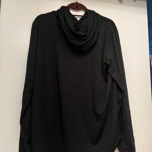 Black‎ Hooded Sweatshirt - Size Large - NEW
